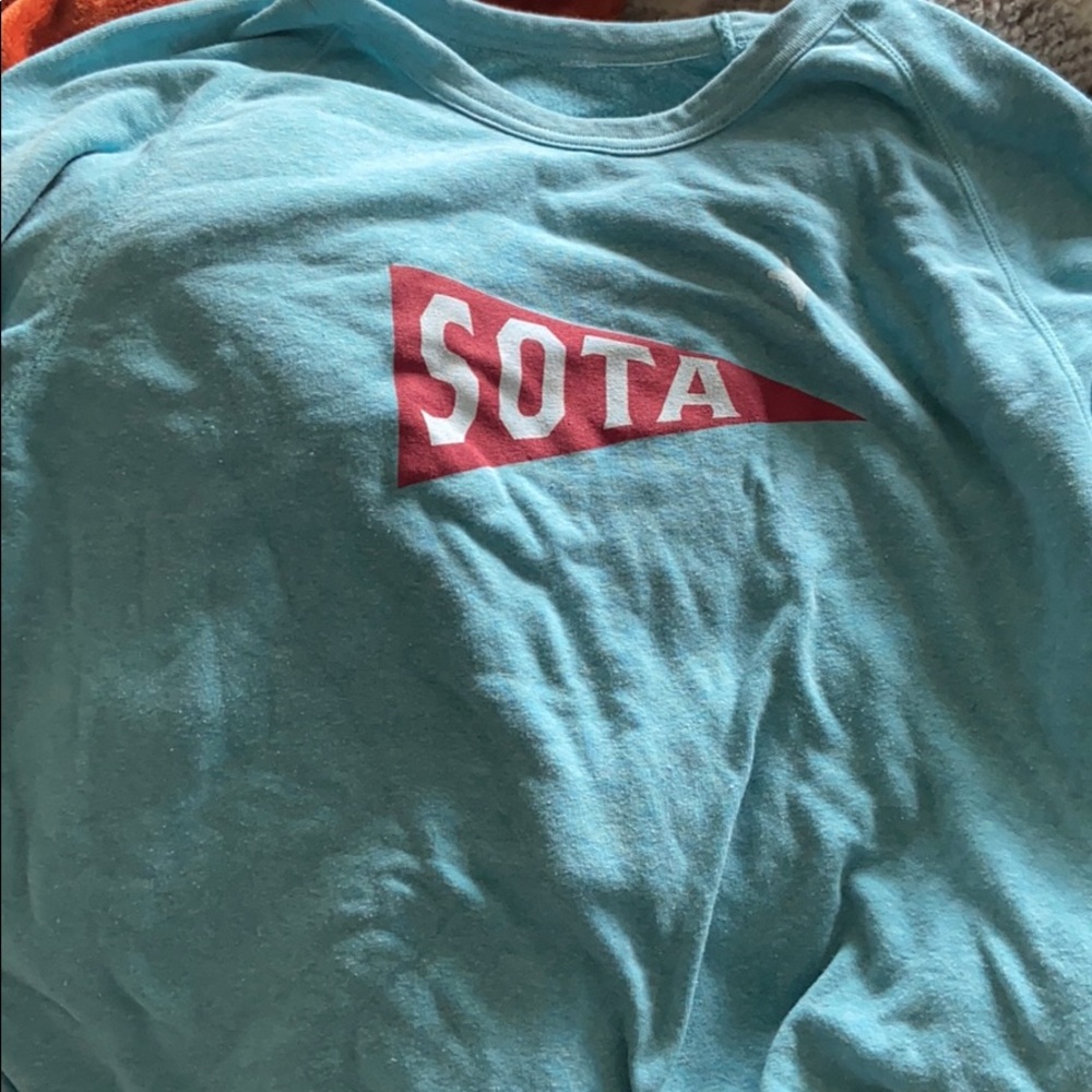 Women's Blue Sweatshirt - Picture 2 of 6